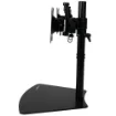 Picture of Startech.Com Dual-Monitor Stand - Horizontal - Black - Armbarduo
