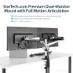 Picture of Startech.Com Desk-Mount Dual Monitor Arm - Full Motion Articulating - Premium - ARMDUAL30