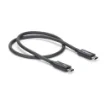 Picture of Startech.Com 0.5m Thunderbolt 3 (40Gbps) Usb-C Cable - Thunderbolt, Usb, and Displayport Compatible - Tblt34mm50cm
