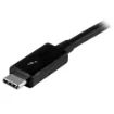 Picture of Startech.Com 1m Thunderbolt 3 (20Gbps) Usb-C Cable - Thunderbolt, Usb, and Displayport Compatible - Tblt3mm1m