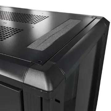 Picture of Startech.Com 4-Post 25U Server Rack Cabinet, Lockable 19" Data Rack Cabinet for Computer / Av / It Equipment, Office / Home Network Rack with Casters & Adjustable Mounting Rails - RK2536BKF