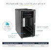Picture of Startech.Com 4-Post 25U Server Rack Cabinet, Lockable 19" Data Rack Cabinet for Computer / Av / It Equipment, Office / Home Network Rack with Casters & Adjustable Mounting Rails - RK2536BKF