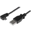 Picture of Startech.Com Micro-Usb Charge-And-Sync Cable M/M - Right-Angle Micro-Usb - 24 Awg - 2 M (6 Ft.) - USBAUB2MRA