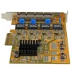 Picture of Startech.Com 4-Port Pcie Gigabit Network Adapter Card - St1000spex43