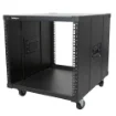 Picture of Startech.Com 4-Post 9U Mobile Open Frame Server Rack, Four Post Network Rack with Wheels, 19" Rolling Rack for Home/Office Narrow Floor Spaces, Small Data Rack for Computer/Av/It Equipment - Taa Compliant - RK960CP