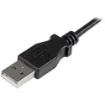 Picture of Startech.Com Micro-Usb Charge-And-Sync Cable M/M - Right-Angle Micro-Usb - 30/24 Awg - 1 M (3 Ft.) - USBAUB1MRA