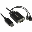 Picture of Startech.Com Displayport To Vga Adapter Cable with Audio - 10ft (3m) - Dp2vgaamm3m