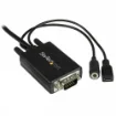 Picture of Startech.Com Displayport To Vga Adapter Cable with Audio - 10ft (3m) - Dp2vgaamm3m