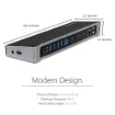 Picture of Startech.Com Triple-Monitor Usb 3.0 Docking Station - 1x Hdmi - 2x Displayport - Usb3dockh2dp