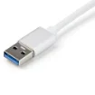Picture of Startech.Com Usb 3.0 To Gigabit Network Adapter - Silver - USB31000SA
