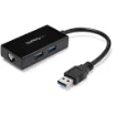 Picture of Startech.Com Usb To Ethernet Adapter, Usb 3.0 To 10/100/1000 Gigabit Ethernet Lan Converter for Laptops, 11.8in/30cm Attached Cable, Usb To RJ45 Adapter, Nic Adapter, Usb Network Adapter - Usb31000s2h