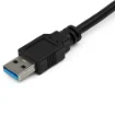 Picture of Startech.Com Usb To Ethernet Adapter, Usb 3.0 To 10/100/1000 Gigabit Ethernet Lan Converter for Laptops, 11.8in/30cm Attached Cable, Usb To RJ45 Adapter, Nic Adapter, Usb Network Adapter - Usb31000s2h