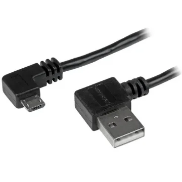 Picture of Startech.Com Micro-Usb Cable with Right-Angled Connectors - M/M - 2m (6ft) - Usb2aub2ra2m
