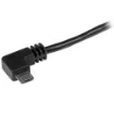 Picture of Startech.Com Micro-Usb Cable with Right-Angled Connectors - M/M - 1m (3ft) - Usb2aub2ra1m