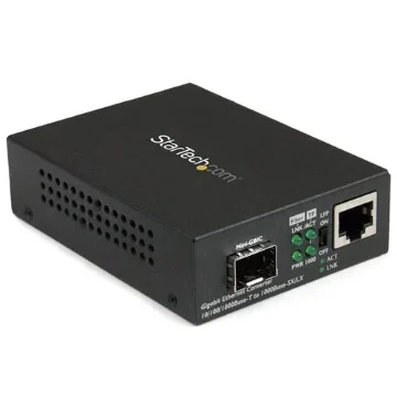Picture of Startech.Com Gigabit Ethernet Fiber Media Converter with Open Sfp Slot - MCM1110SFP