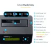 Picture of Startech.Com Single Bay Hard Drive Eraser, Standalone Hdd/Ssd Sanitizer, Usb 3.0 To Sata Ii (3 Gbps), 9 Erase Modes, Lcd Display, Secure Erase Hard Disk Sanitizer Dock, Db-9 Printer Port, Taa Compliant - Sdock1eu3p
