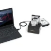 Picture of Startech.Com Dual-Bay Usb 3.2 Gen 2 To Sata Hard Drive Docking Station, Usb 10Gbps Hard Drive Dock, External 2.5/3.5" Sata I/Ii/Iii Ssd/Hdd Docking Station, Hot-Swap Hard Drive Bay, Top-Loading - Sdock2u313