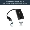 Picture of Startech.Com ​​Usb-C To Gigabit Ethernet Adapter - Black​ - Us1gc30b