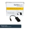 Picture of Startech.Com ​​Usb-C To Gigabit Ethernet Adapter - Black​ - Us1gc30b