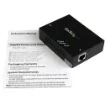 Picture of Startech.Com 1-Port Gigabit Poe+ Extender - 802.3at and 802.3af - 100 M (330 Ft) - POEEXT1GAT