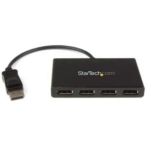 Picture of Startech.Com 4-Port Multi Monitor Adapter - Displayport 1.2 Mst Hub - 4x 1080p - Displayport Video Splitter for Extended Desktop Mode on Windows Pcs Only - Dp To Quad Dp Monitors - MSTDP124DP