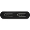Picture of Startech.Com 2-Port Multi Monitor Adapter - Displayport 1.2 Mst Hub - Dual 4K 30Hz or 1080p - Usb Bus Powered - Video Splitter for Extended Desktop Mode on Windows Pcs Only - Dp To 2x Dp - MSTDP122DP