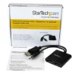 Picture of Startech.Com 2-Port Multi Monitor Adapter - Displayport 1.2 Mst Hub - Dual 4K 30Hz or 1080p - Usb Bus Powered - Video Splitter for Extended Desktop Mode on Windows Pcs Only - Dp To 2x Dp - MSTDP122DP