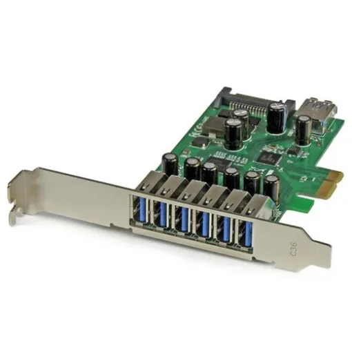 Picture of Startech.Com 7-Port Pci Express Usb 3.0 Card - Standard and Low-Profile Design - Pexusb3s7