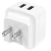 Picture of Startech.Com Dual-Port Usb Wall Charger - International Travel - 17W/3.4A - White - USB2PACWH