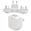 Picture of Startech.Com Dual-Port Usb Wall Charger - International Travel - 17W/3.4A - White - USB2PACWH