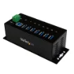 Picture of Startech.Com 7-Port Industrial Usb 3.0 Hub with Esd Protection~7-Port Usb 3.0 Hub (5Gbps) - Metal Industrial Usb-A Hub with Esd Protection & 350W Surge Protection - Din Rail, Wall or Desk Mountable - Taa Compliant Usb Expander Hub - ST7300USBME