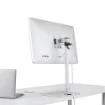 Picture of Startech.Com Single Monitor Stand - Adjustable - Steel - Silver - Armpivstnd