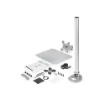 Picture of Startech.Com Single Monitor Stand - Adjustable - Steel - Silver - Armpivstnd