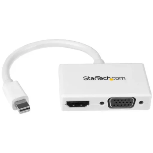 Picture of Startech.Com Travel A/V Adapter: 2-In-1 Mini Displayport To Hdmi or Vga Converter - White - MDP2HDVGAW