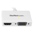 Picture of Startech.Com Travel A/V Adapter: 2-In-1 Mini Displayport To Hdmi or Vga Converter - White - MDP2HDVGAW