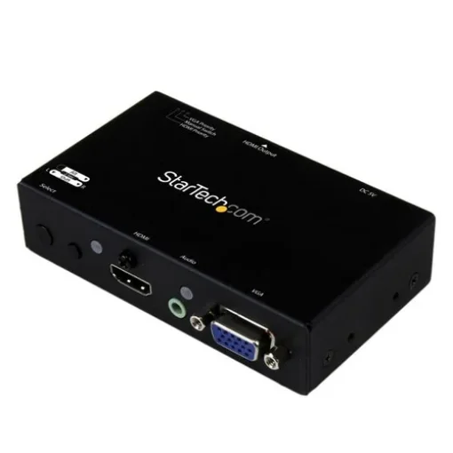 Picture of Startech.Com 2x1 Hdmi + Vga To Hdmi Converter Switch W/ Automatic and Priority Switching – 1080p - Vs221vga2hd