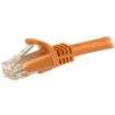Picture of Startech.Com 1m CAT6 Ethernet Cable - Orange Cat 6 Gigabit Ethernet Wire -650MHz 100W Poe RJ45 Utp Network/Patch Cord Snagless W/Strain Relief Fluke Tested/Wiring Is Ul Certified/Tia - N6patc1mor