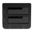Picture of Startech.Com Dual-Bay Usb 3.0 To Sata and Ide Hard Drive Docking Station, Usb Hard Drive Dock, External 2.5/3.5" Sata I/Ii/Iii and Ide (40 Pin) Ssd/Hdd Docking Station, Hot-Swap Hard Drive Bays, Top-Loading - UNIDOCKU33