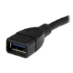 Picture of Startech.Com Usb 3.0 A-To-A Extension Cable - 6 In, Black - Usb3ext6inbk