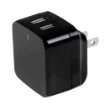 Picture of Startech.Com Dual-Port Usb Wall Charger - International Travel - 17W/3.4A - Black - USB2PACBK