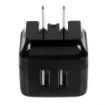 Picture of Startech.Com Dual-Port Usb Wall Charger - International Travel - 17W/3.4A - Black - USB2PACBK