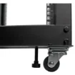 Picture of Startech.Com 4-Post 12U Mobile Open Frame Server Rack, Four Post 19" Network Rack with Wheels, Rolling Rack with Adjustable Depth for Computer/Av/Data/It Equipment - Casters, Leveling Feet or Floor Mounting - 4Postrack12u