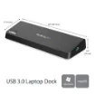 Picture of Startech.Com Usb 3.0 Docking Station Dual Monitor with Hdmi & 4K Displayport - Usb 3.0 To 4x Usb-A, Ethernet, Hdmi and Dp - Usb Type a Universal Laptop Docking Station for Mac & Windows - USB3DOCKHDPC