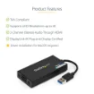 Picture of Startech.Com Usb 3.0 To Hdmi Adapter - 4K 30Hz Ultra Hd - Displaylink Certified - Usb Type-A To Hdmi Display Adapter Converter for Monitor - External Video & Graphics Card - Mac & Windows - Usb32hd4k