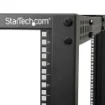 Picture of Startech.Com 4-Post 25U Mobile Open Frame Server Rack, Four Post 19in Network Rack with Wheels, Rolling Rack with Adjustable Depth for Computer/Av/Data/It Equipment - Casters, Leveling Feet or Floor Mounting - 4Postrack25u