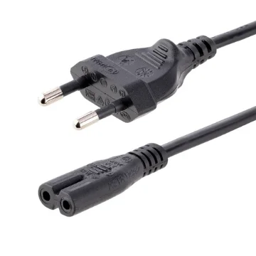 Picture of Startech.Com 1m (3ft) Laptop Power Cord, Eu Plug To C7, 2.5A 250V, 18AWG, Laptop Replacement Cord, Printer Power Cable, Laptop Charger Cord, Laptop Power Brick Cord - Ul Listed - Pxtnb2seu1m