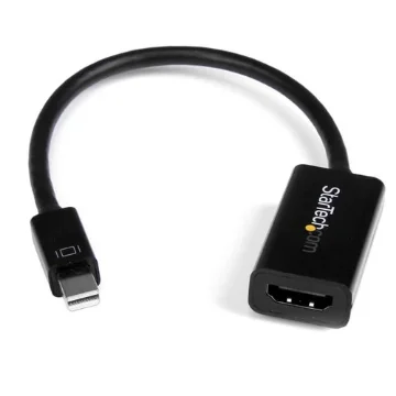 Picture of Startech.Com Mini Displayport To Hdmi Adapter - Active Mdp To Hdmi Video Converter - 4K 30Hz - Mini Dp or Thunderbolt 1/2 Mac/Pc To Hdmi Monitor/Tv/Display - Mdp 1.2 To Hdmi Adapter Dongle - Mdp2hd4ks