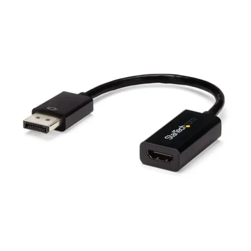 Picture of Startech.Com Displayport To Hdmi Adapter - 4K 30Hz Active Displayport To Hdmi Video Converter - Dp To Hdmi Monitor/Tv/Display Cable Adapter Dongle - Ultra Hd Dp 1.2 To Hdmi 1.4 Adapter - Dp2hd4ks
