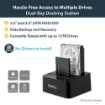Picture of Startech.Com Dual Bay Hard Drive Duplicator, Standalone Usb 3.0 (5 Gbps) / Esata To 2.5/3.5" Sata Iii Hdd/Ssd Cloner/Copier, Hard Drive Docking Station, Hard Disk Cloner - Sdock2u33re