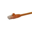 Picture of Startech.Com 2m CAT6 Ethernet Cable - Orange Cat 6 Gigabit Ethernet Wire -650MHz 100W Poe RJ45 Utp Network/Patch Cord Snagless W/Strain Relief Fluke Tested/Wiring Is Ul Certified/Tia - N6patc2mor